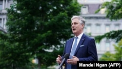 Robert O'Brien, consilierul prezidenţial american pentru siguranţă naţională.