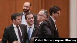 Premierul Ludovic Orban în ziua votului de învestitură