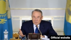 Kazakhstan - Nursultan Nazarbayev at the enlarged session of the Government. Astana, 18Nov2015