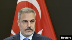 თურქეთის საგარეო საქმეთა მინისტრი ჰაკან ფიდარი. ჰელსინკი, 5 ნოემბერი, 2025.