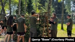 Курсанты центра "Воин"