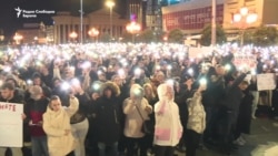 „Громогласна“ тишина на плоштад Македонија за загинатите во пожарот во Кочани