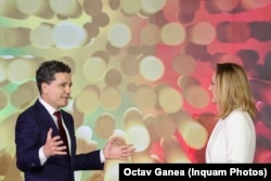 Nicușor Dan și Elena Lasconi provin din același partid - USR - în prezent o parte din membrii USR nu o mai susțin pe Elena Lasconi.