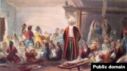 XVIII гасыр кырымтатарлар тормышын сурәтләгән рәсем. Larichesse виртуаль музей җыелмасыннан