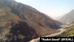 Таджикско-афганская граница.