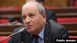 Armenia - Parliament deputy Hakob Aslanian.