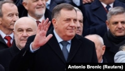 Milorad Dodik na proslavi neustavnog Dana RS u Banjoj Luci 9. januara 2022. 