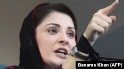 FILE: Maryam Nawaz was detained in early August by the country's anti-corruption National Accountability Bureau.