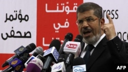 Muslim Brotherhood presidential candidate Muhammad Mursi