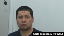 Бывший военнослужащий 45-летний Бактыгали Калдыбеков в военном суде Алматинского гарнизона на оглашении приговора ему по обвинению в пропаганде терроризма. Алматы, 15 июля 2019 года.  