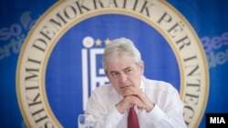 Macedonia - Ali Ahmeti, president of political party DUI (BDI)