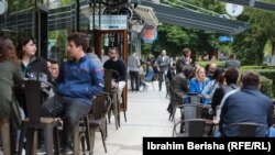 Foto nga arkivi  - Një kafiteri në Prishtinë gjatë pandemisë