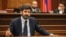 Vahe Grigorian addresses the Armenian parliament before being elected Constitutional Court judge, June 18, 2019 