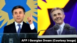 Бидзина Иванишвили в 2012-м (слева) и в 2024 году