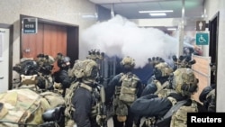 Түштүк Кореянын парламент имараты. 3-декабрь, 2024-жыл.