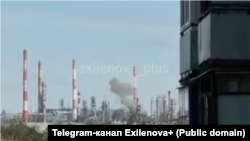 Atac cu drone asupra centralei de prelucrare a gazelor de la Orenburg (Rusia). 