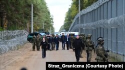 Польска-беларуская мяжа. Ілюстрацыйнае фота 