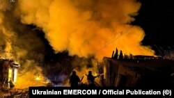 Последствия российской атаки дронами в ночь на 1 мая 2025 года