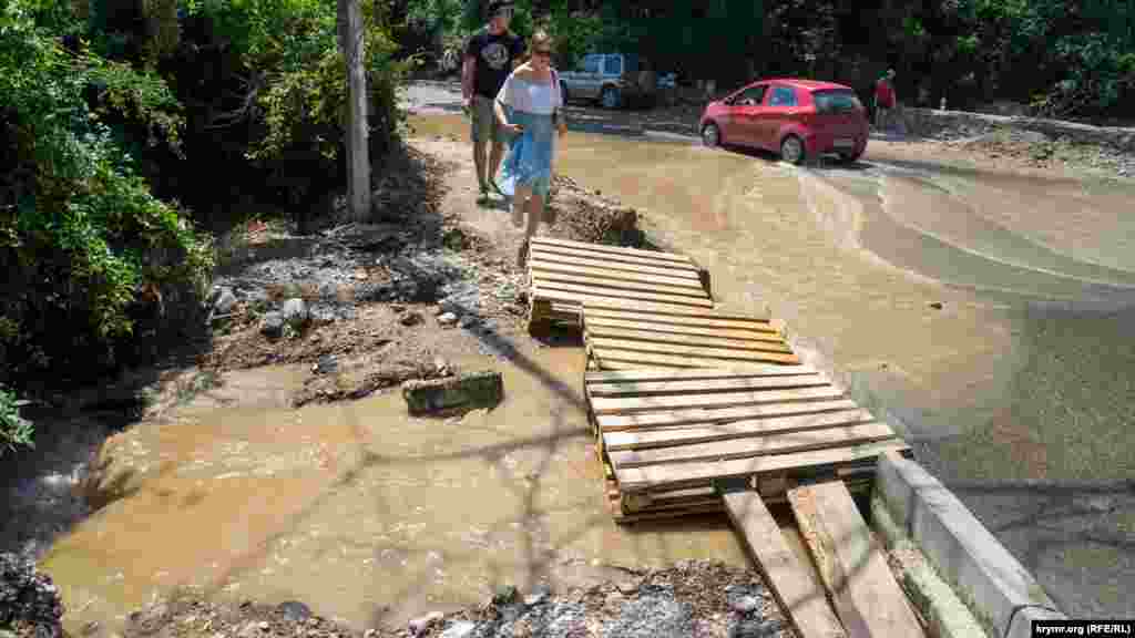 ​Koreiz civarındaki şosse