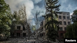 Украинанын Лисичанск шаары. 