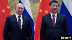 Владимир пктин и Си Цзиньпин 
