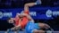 Борец Степан Марянян на чемпионате в Казахстане, сентябрь 2019 г. 