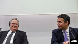 Архивска фотографија- Прес-конференција на министрите за надворешни работи на Грција и на Македонија,23.03.2018