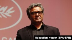 محمد رسول‌اف در مراسم جوایز بخش «نوعی نگاه» هفتادمین جشنوارۀ فیلم کن، ۲۰۱۷