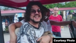 Филипп Киркоров в сафари-парке «Тайган», Крым, 19 июля 2016 года