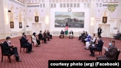 په ارګ کې د یو شمېر نوماند وزیرانو د معرفۍ مراسم.