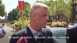 Thaçi dhe Vuçiq flasin pas takimit në Bruksel