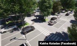 პარკინგი, ესკიზი