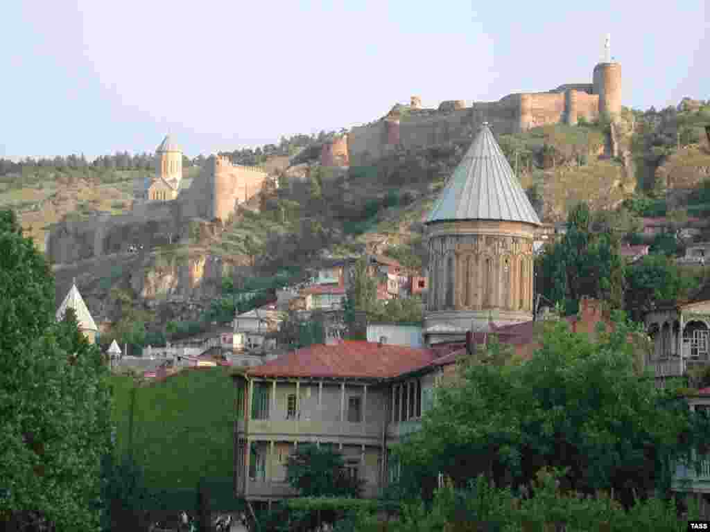 A view of Tbilisi's old town