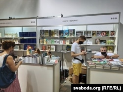 Беларускі стэнд на Кніжным арсэнале ў Кіеве, 24 чэрвеня 2021 году. Ілюстрацыйнае фота