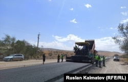 Дорога Бишкек-Ош.