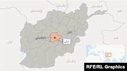 موقعیت ولایت دایکندی در نقشه عمومی افغانستان