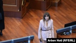 Deputetja e LVV-së, Albulena Haxhiu. Fotografi nga arkivi.