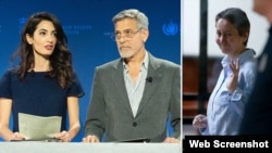 ამალ და ჯორჯ კლუნების ფონდი მზია ამაღლობელის საქმეს ეხმაურება. 