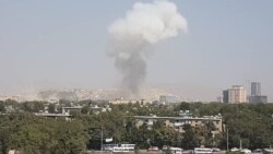 محل انفجار در شهر کابل