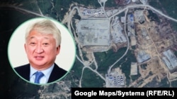 Vladimir Kim və Baim mədən və emal zavodu (2025-ci ilin peyk şəkli)