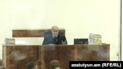 Դատավոր Կարեն Ֆարխոյանը դատական նիստի ժամանակ, Երևան, 20-ը օգոստոսի, 2025թ.