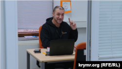 Владимир Притула, главный редактор Крым.Реалии. Киев, офис Радіо Свобода на Крещатике, 2019 год