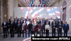 Удзельнікі саміту ў Парыжы