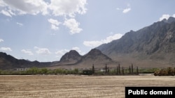 Armenia - A view of Armenia's border with Iran, April 12, 2025.