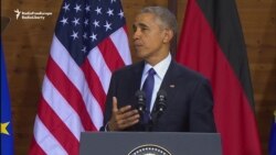 Obama Says Russia Sanctions To Remain