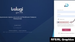 Графички приказ за усогласување на личниот профил од УЈП со личниот профил на e-uslugi.mk