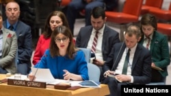 Ambasadorja e Kosovës në OKB, Vlora Çitaku. Foto nga arkivi 