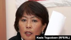 Председатель общественной организации "Арын" Ризада Жакипбек. Алматы, 2 ноября 2010 года.