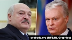 Аляксандар Лукашэнка, Гітанас Наўседа. Каляж