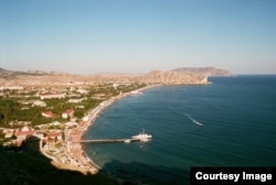 O fotografie făcută de Hirano în timpul vizitei sale în Crimeea în anul 2010